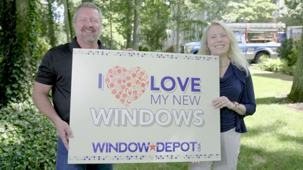 another Window Depot happy customer after receiving her new window installation